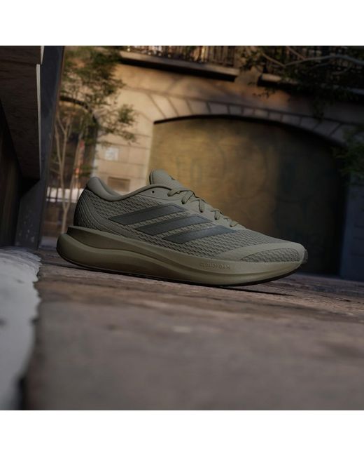 Adidas Green Runfalcon 6 Cloudfoam Running Shoes for men