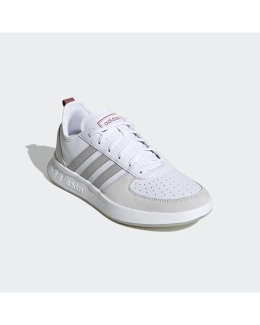 Zapatilla Court 80s adidas de color Blanco Lyst