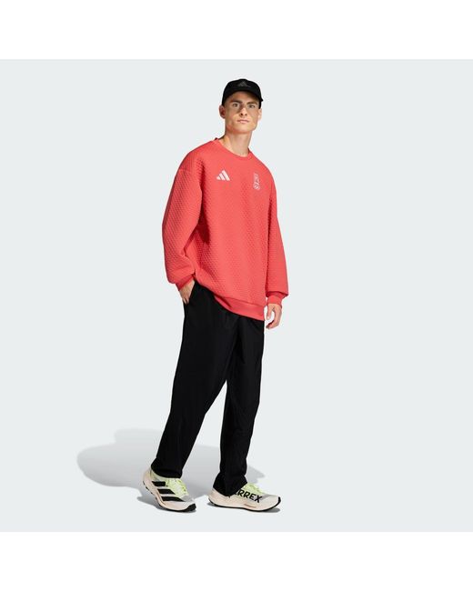 Adidas Poc Xploric Crew Neck Pullover in Red für Herren