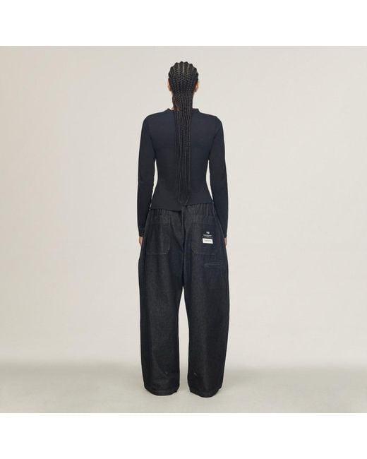 Adidas Blue Y-3 Fitted Long Sleeve T-Shirt