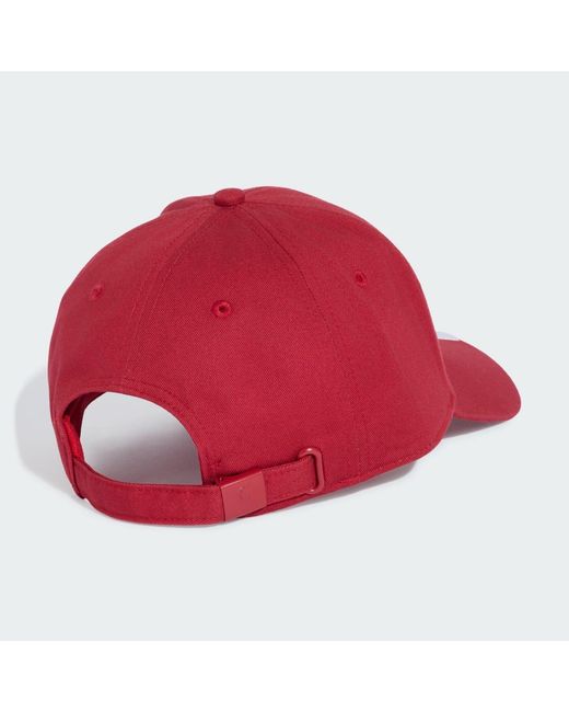 Adidas Red Liverpool Fc Baseball Cap