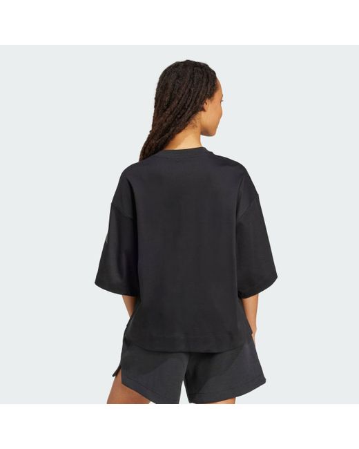 Camiseta Holgada All Szn Soft Lux Adidas de color Black