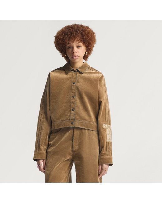 Adidas Brown Adibreak Brushed Twill Jacket