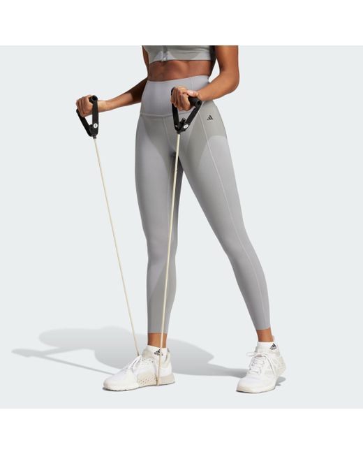 Adidas Originals Gray Optime Power 7/8 Leggings