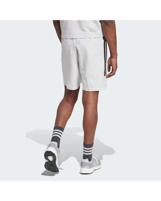 Adidas White Common Goal Shorts for men