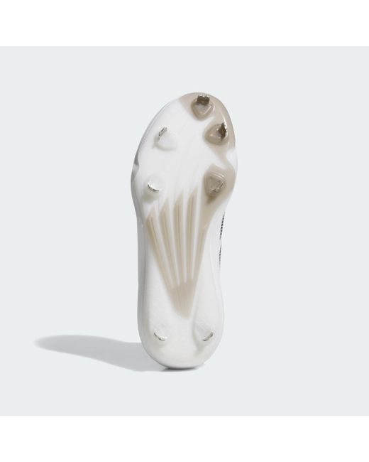 Adidas White Adizero Impact 2.0 Cleats for men