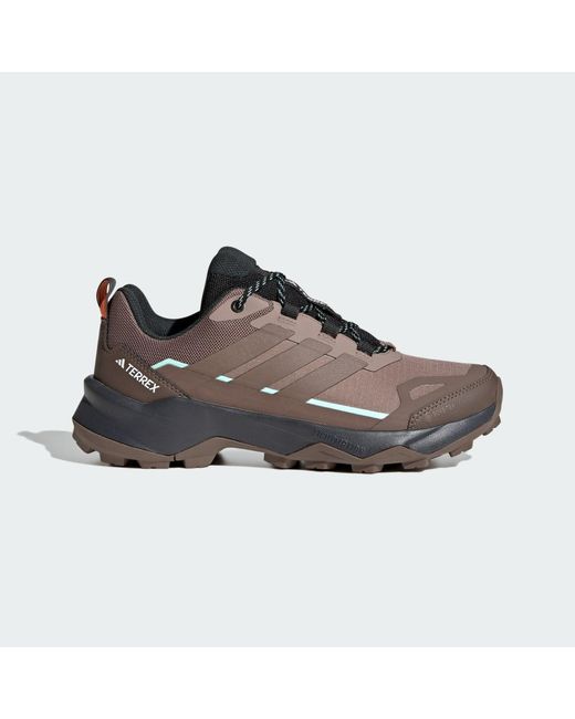 Adidas Brown Terrex Skychaser Ax5 Gore-Tex Hiking Shoes