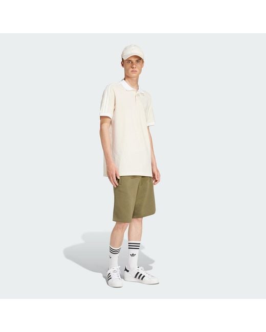 Adidas Originals Green Trefoil Essentials Shorts for men