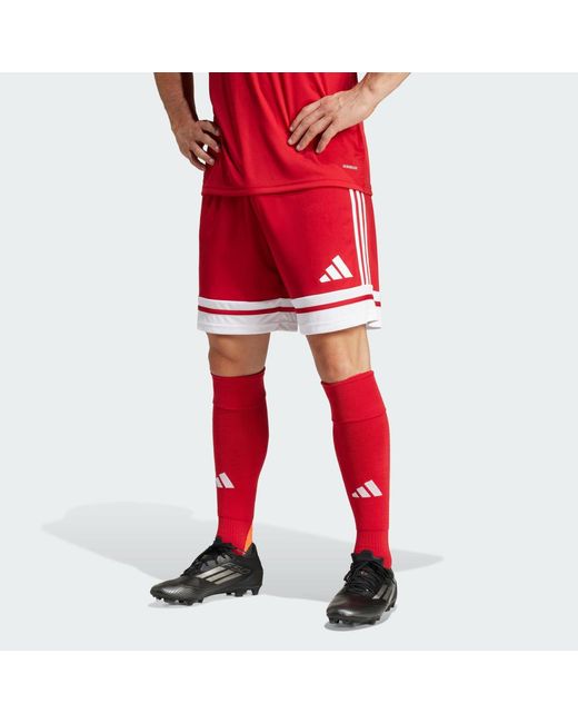 Adidas Red Squadra 25 Shorts for men