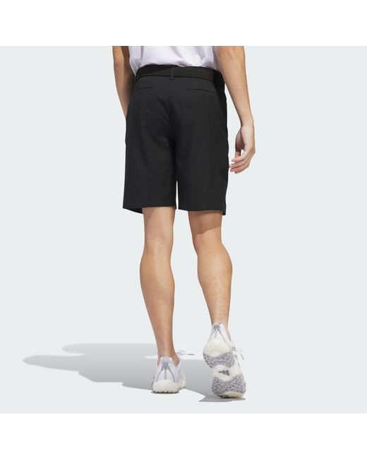 Adidas Black Adi Advantage Golf Shorts for men