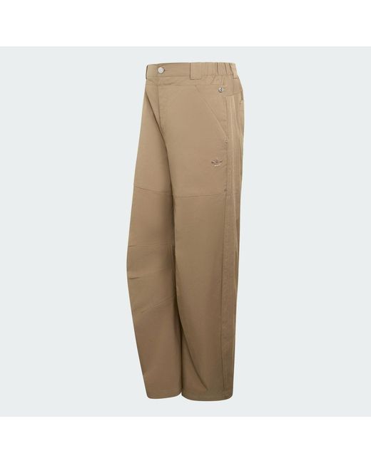 Adidas Natural Premium Essentials Wide Trousers for men