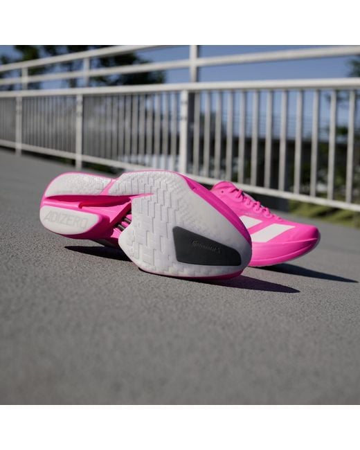 Adidas Pink Adizero Adios Pro Shoes