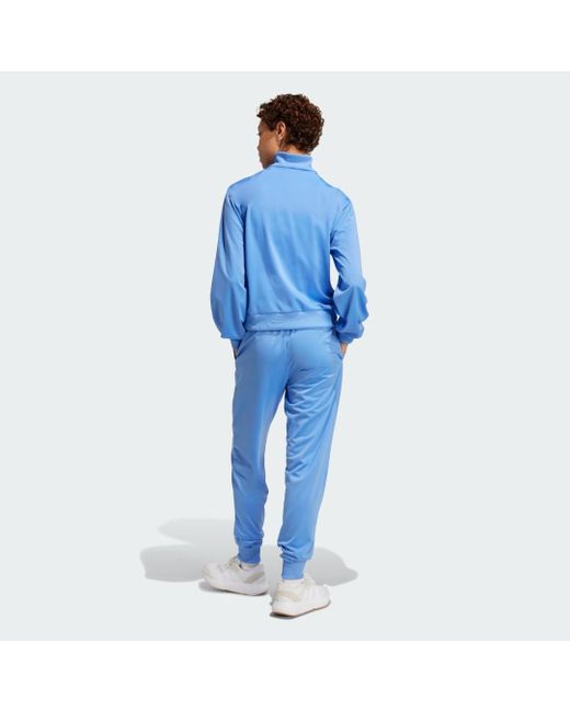 adidas Essentials Feelcozy Track Suit in Blue | Lyst UK