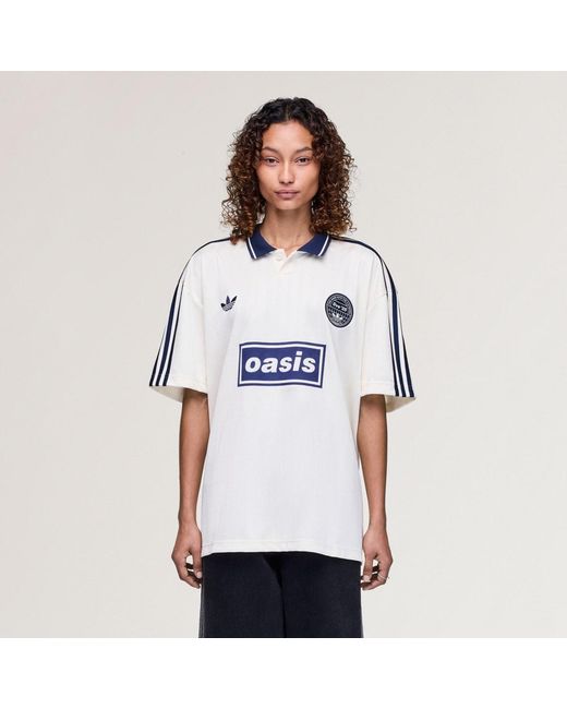 Adidas White Tour Jacquard Jersey for men