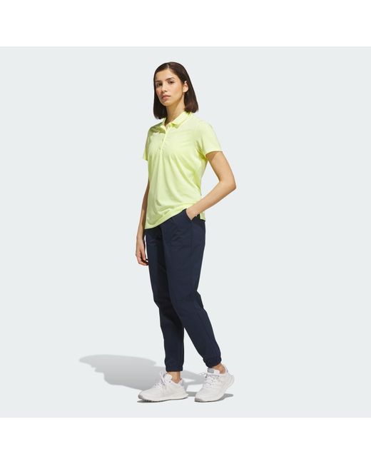 Adidas Green Ultimate365 Solid Short Sleeve Polo Shirt