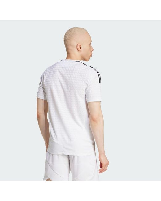 Adidas White Real Madrid 24/25 Home Authentic Jersey for men