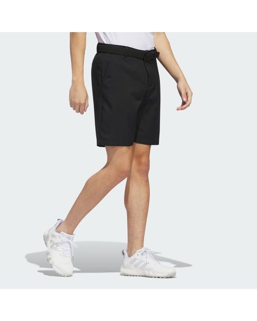 Adidas Black Adi Advantage Golf Shorts for men
