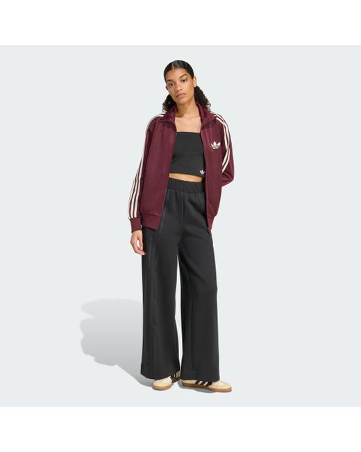 Adidas Red Adicolor Classics Firebird Loose Trainingsjacke