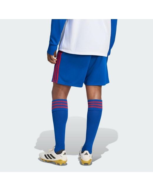 Adidas Blue Manchester United 26/27 Away Shorts for men