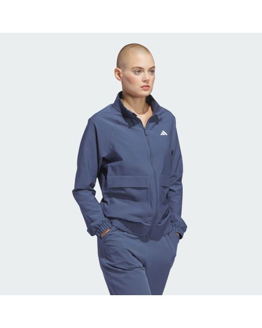 Adidas Originals Blue Women's Ultimate365 Novelty Jacket