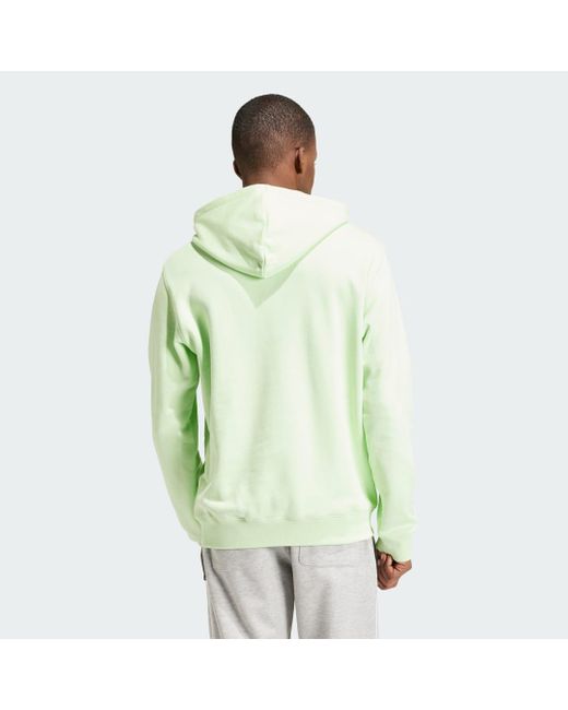 Sudadera Con Capucha Adicolor Classics Trefoil Adidas Originals de hombre de color Green