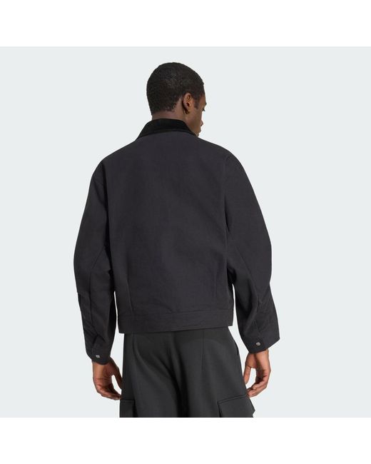 Adidas Black Premium Essentials Bomber Jacket for men