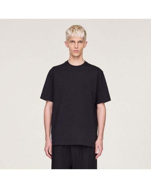 Adidas Black Y-3 Graphic Short Sleeve T-Shirt
