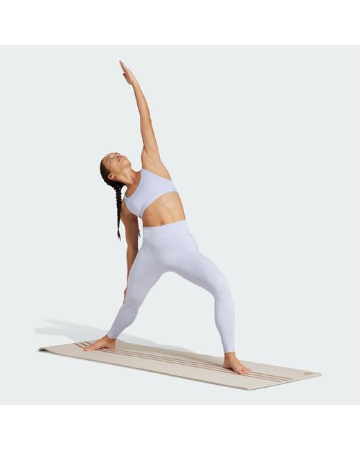 Adidas Purple All Me Essentials Full-Length Leggings