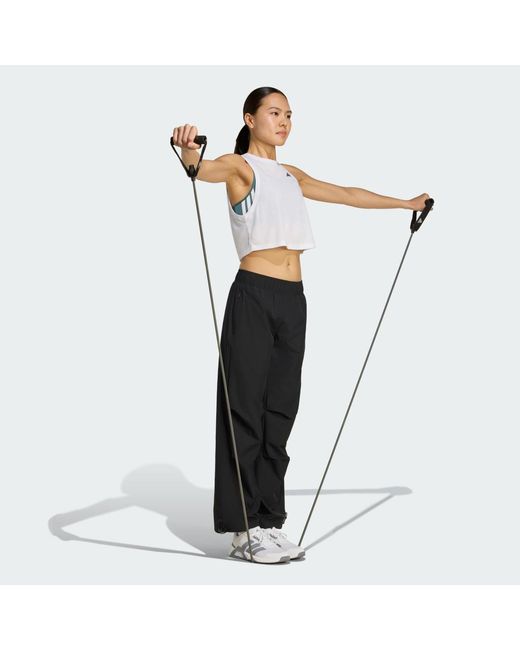 Adidas Black Workout Essentials Woven Training Pants