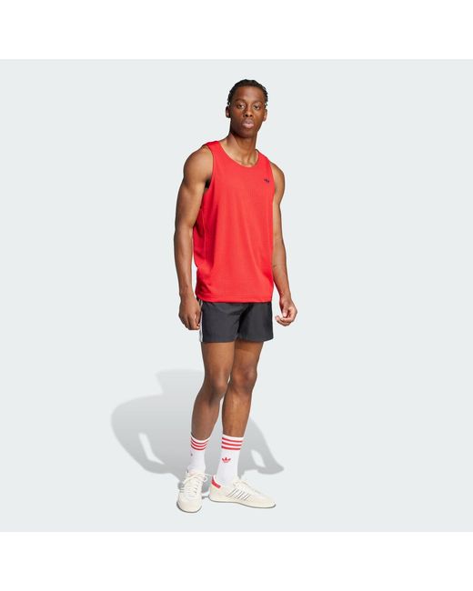 Shorts Da Nuoto Adicolor 3-Stripes Da 5 Pollici di Adidas in Blue da Uomo