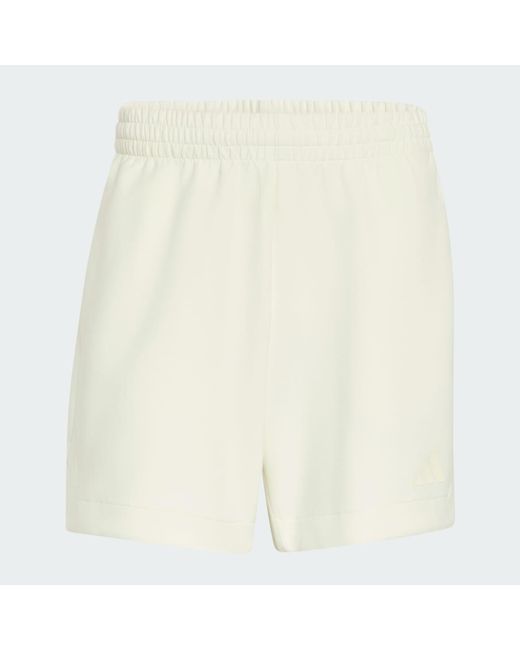 Adidas White Soft Lux Shorts for men