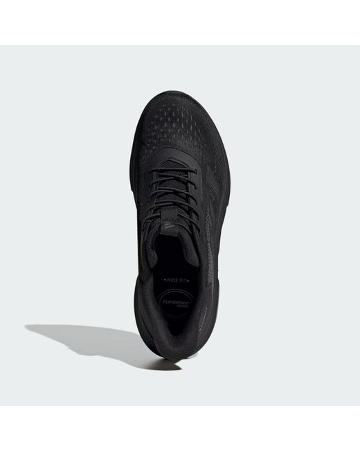 Adidas Black Cloudfoam Cuxxion Rapidfit Shoes for men