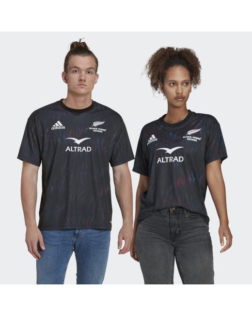 Adidas Blue Black Ferns Sevens Home Jersey (gender Neutral)