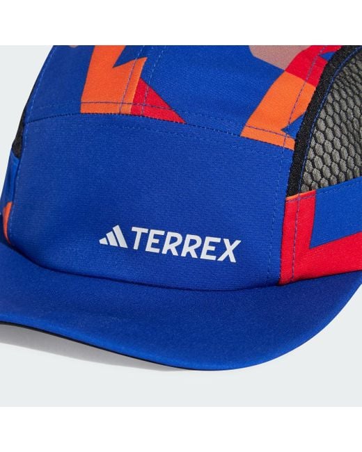 Adidas Blue Terrex Climacool 5-Panel Graphic Cap