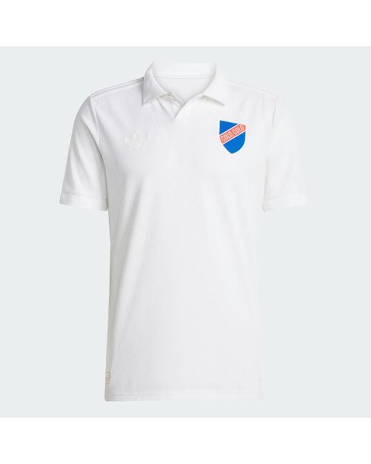 Adidas White Colo-Colo Anniversary Jersey for men