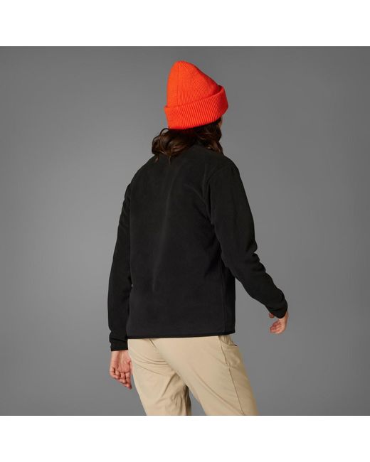 Adidas Black Multi Essentials 1/2 Zip Fleece Jacket