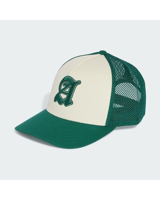 Adidas Green Stadium Graphic Trucker Cap