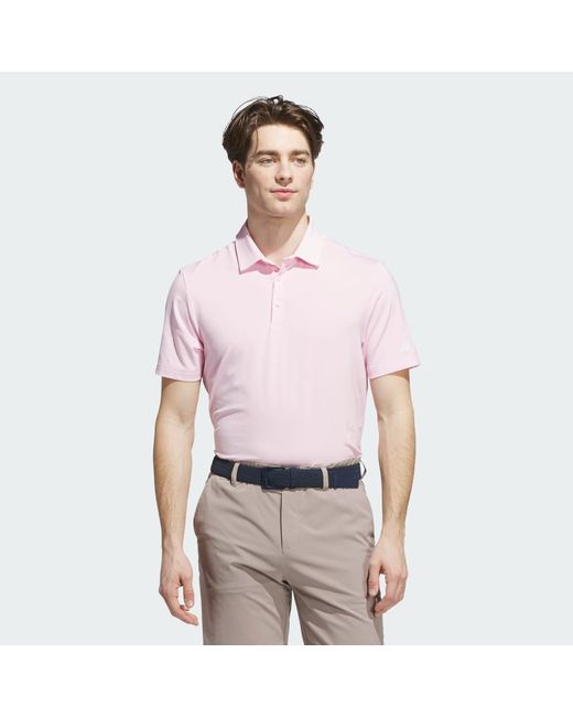 Adidas Red Ultimate365 Solid Polo Shirt for men