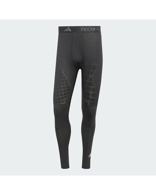 Adidas Blue Techfit Cold.Rdy Training Long Tights for men