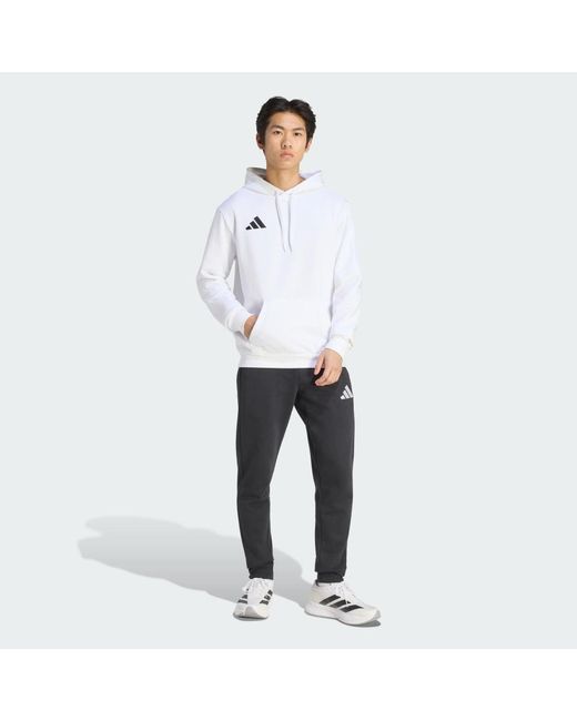 Adidas White Entrada26 Hoodie for men