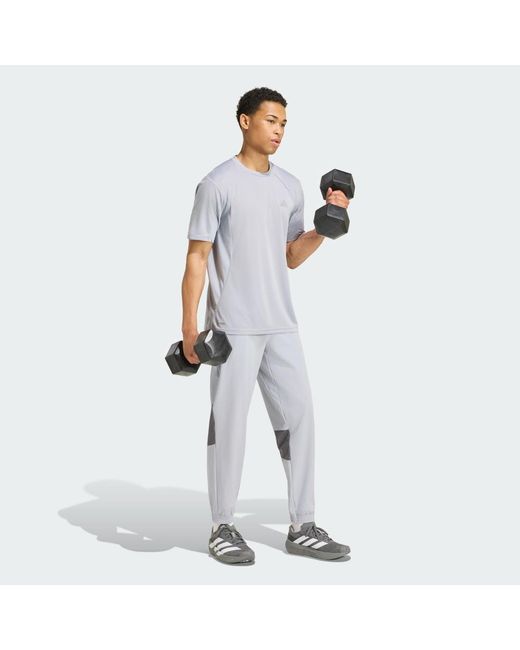 Adidas Blue Tech Apparel T-Shirt for men