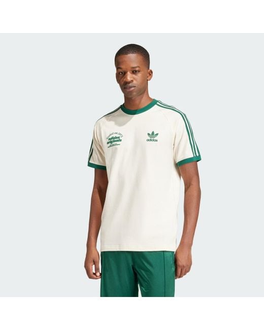 adidas Originals Sport Graphic Cali Tee in Green for Men