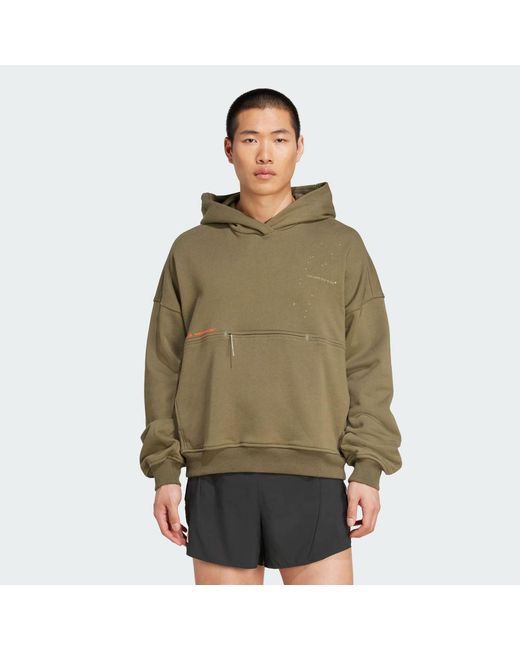 Adidas Green Adi365 H.Koumori Running Hoodie (Gender Neutral)
