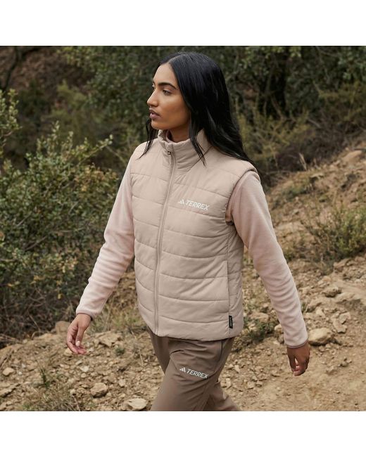 Adidas Natural Terrex Multi Essentials Climawarm Padded Vest