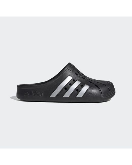 adidas Synthetic Adilette Clogs in Black - Lyst