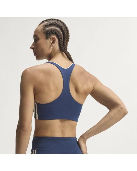 Adidas Blue Originals Sport Medium Support Bra