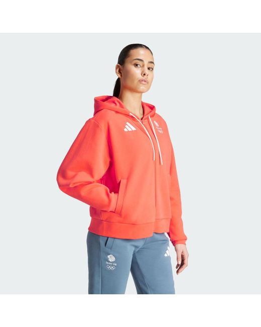 Adidas Red Team Gb Hoodie