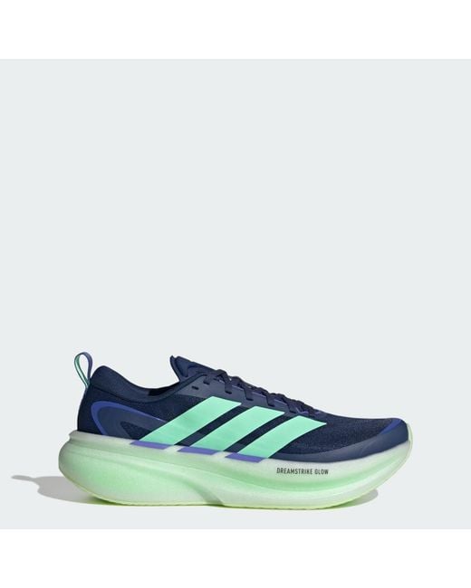 Adidas Blue Supernova Glide Running Shoes for men