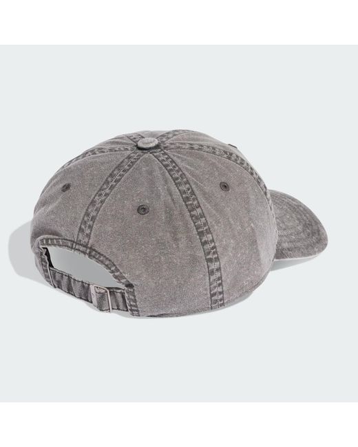 Adidas Gray Baseball Cap Washed