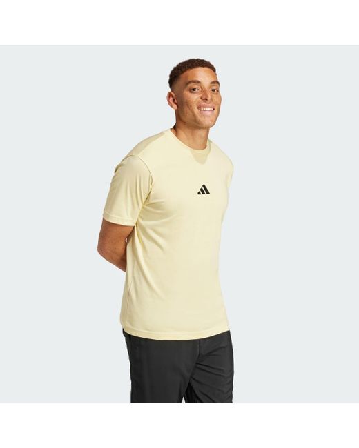 Adidas Natural Essentials Logo Single Jersey Tee for men